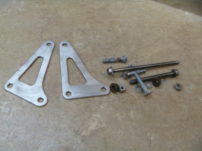 Suzuki rm125 rm 125 used original motor mount hardware brackets 1990