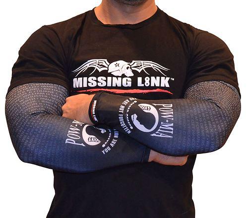 Missing link armpro pow mia wicking compression sleeve - protect tattoo