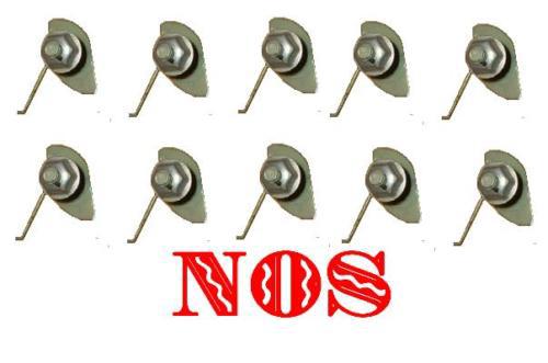 Nos 1/2 - 3/4 trim molding clips (10 clips) made in usa