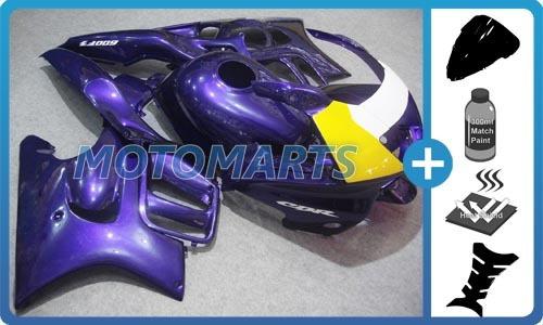 5 in 1 bundle pack for honda cbr600 f3 97 98 body kit fairing & windscreen ae