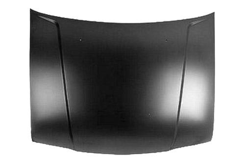 Replace ki1230102 - 01-02 fits kia sportage hood panel factory oe style part