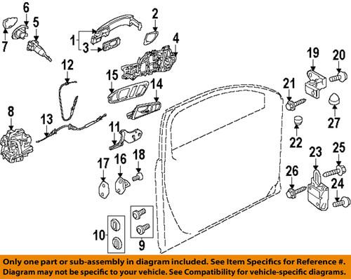 Volkswagen oem 5n1837015d door lock actuator motor/door lock motor