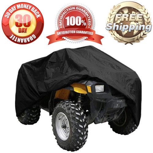 Universal all terrain vehicle black storage covers atv cover 4x4 weather proof