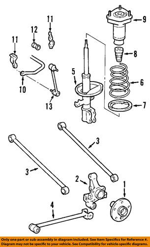 Toyota oem 4853080529 rear strut/suspension strut