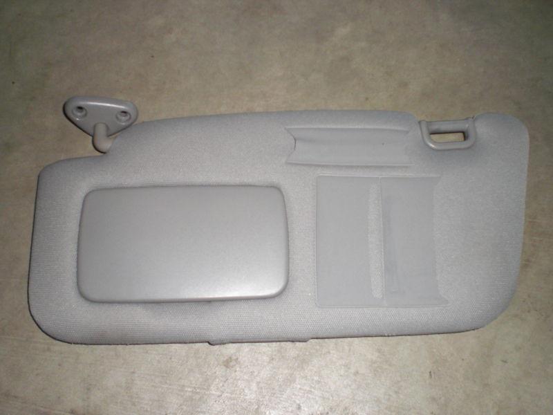 03-08 subaru forester driver sun visor sunvisor shade lh left oem gray