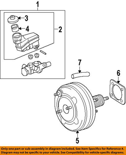 Toyota oem 4720133470 brake master cylinder