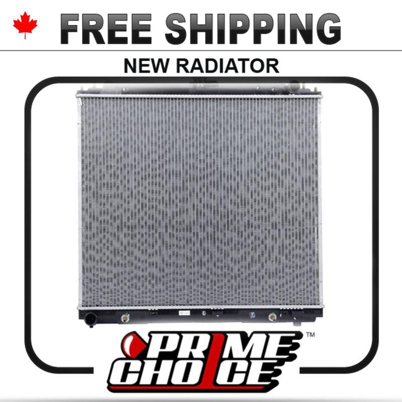 New direct fit complete aluminum radiator 100% leak tested rad for 4.0l-5.6l