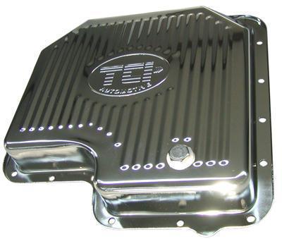 Tci chrome plated steel transmission pan ford c-6 428011