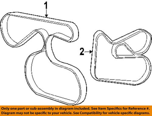 Toyota oem 90916a2021 serpentine belt/fan belt/serpentine belt