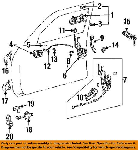 Toyota oem 6912035050 door lock motor/door lock actuator motor