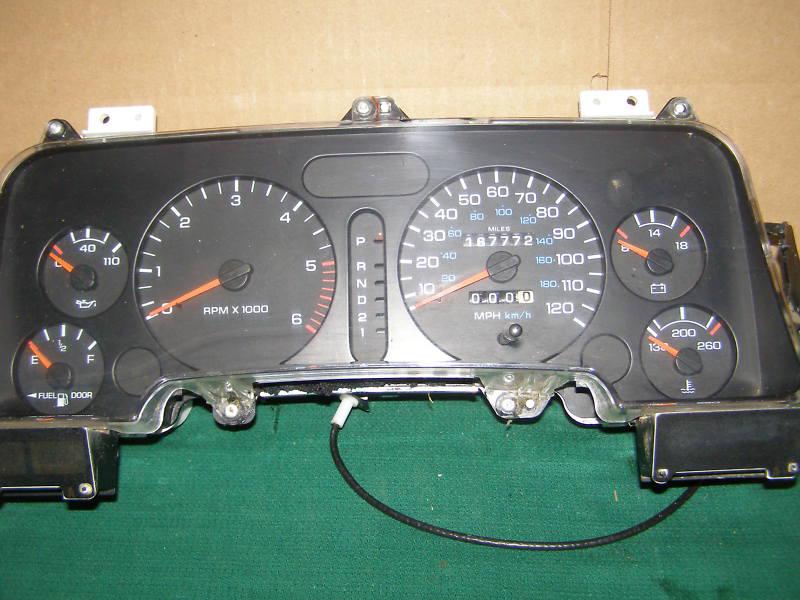 1994 1995 1996 1997 dodge ram 1500 2500 3500 speedometer cluster  168k  at  gas