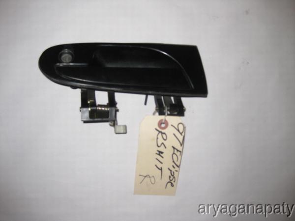 95-99 mitsubishi eclipse oem r side external door handle stock factory black x1