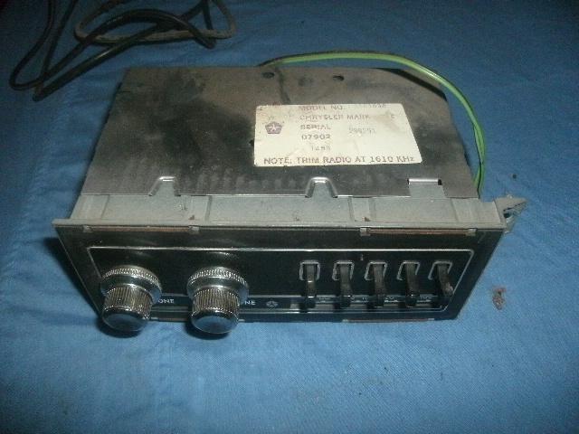 1976 77 78 79 80 volare aspen am radio works well