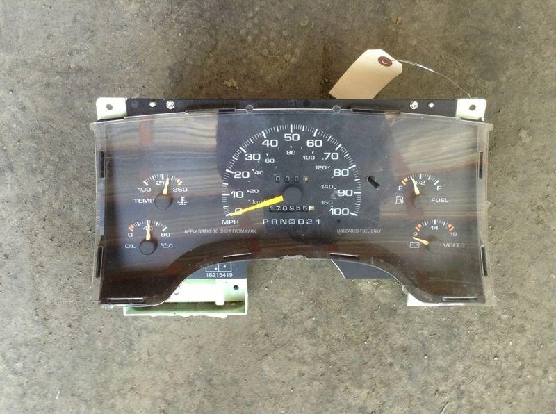 94 95 96 97 chevy s10 blazer speedometer cluster oem