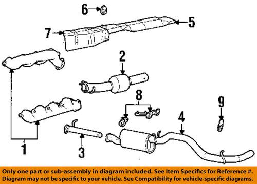 Ford oem f81z-9431-aa exhaust manifold