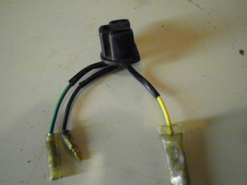 Yamaha 1978 dt125 headlight plug wire oem connectors light 175 dt 175 250 125 #2