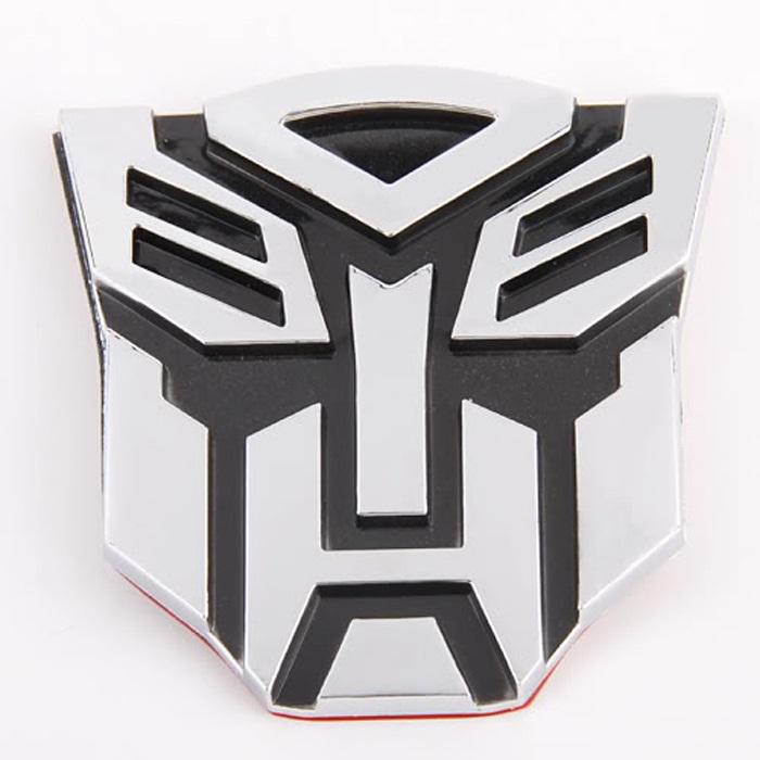 Cute new transformers autobot 3d logo emblem badge decal car auto sticker 