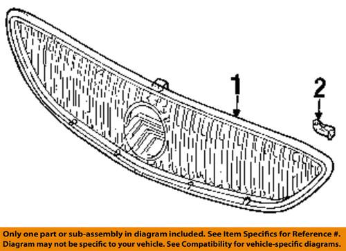 Mercury oem yf4z8194aa grille-grille retainer