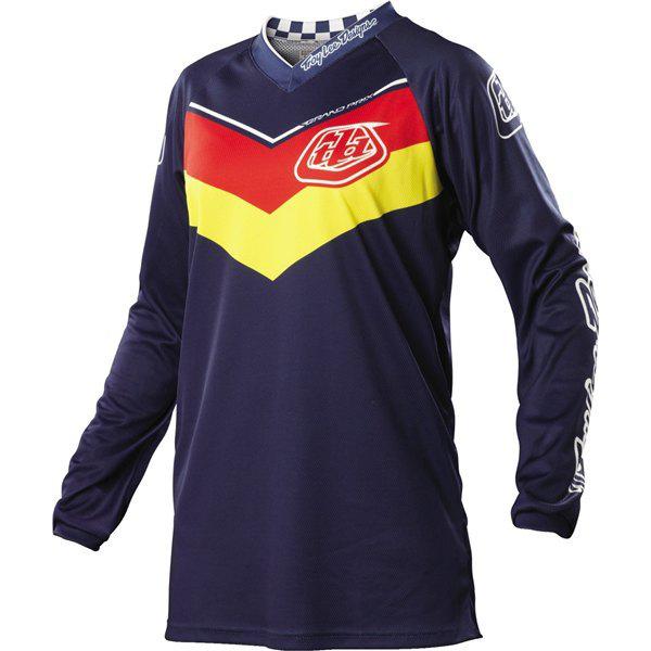 Navy l troy lee designs gp airway women's jersey 2014 model