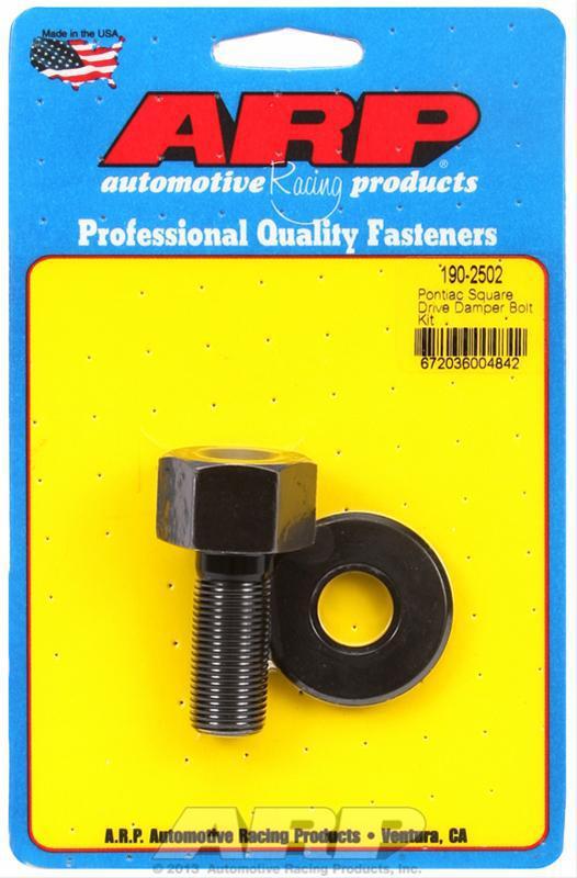 Arp harmonic balancer bolt chromoly black oxide square drive pontiac v8