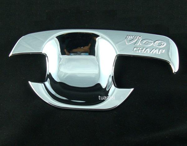 Toyota hilux vigo champ 2012 pick up 4 door handle covers insert chrome freeship