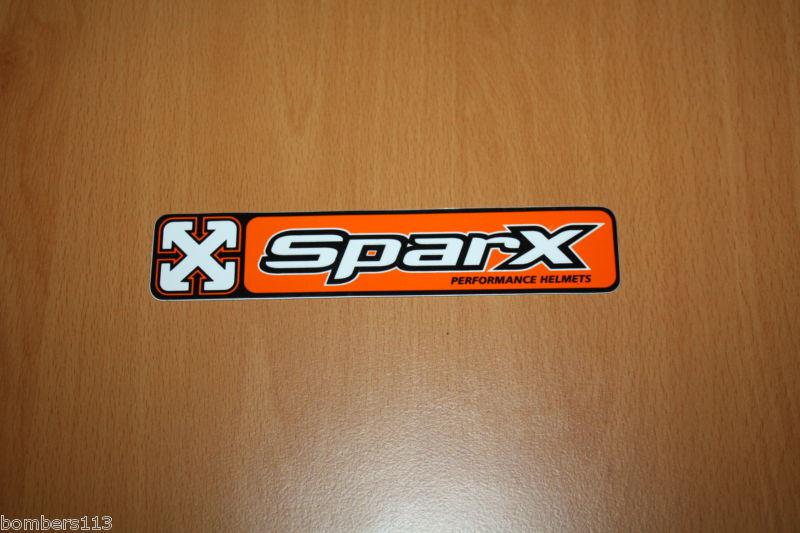 Sparx helmets - racing / sticker / decal - 5.75" x 1.10"