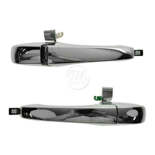 Dodge magnum chrysler 300 rear chrome outer outside door handle pair set new