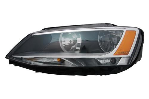 Tyc 20-12562-00 2011 volkswagen jetta left replacement headlight assembly