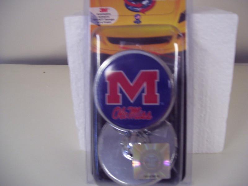 "ole miss" interchangeable vehicle ornament by hoodez, new in pkg.