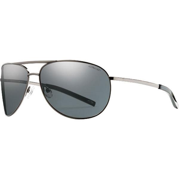 Gunmetal/polar grey smith optics serpico polarized sunglasses