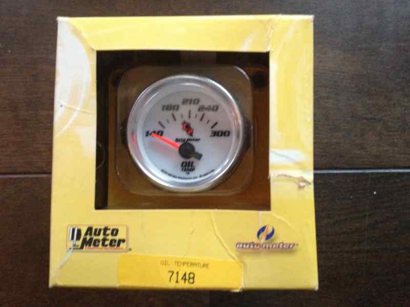 Autometer c2 2 1/16" oil temperature gauge # 7148 