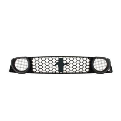 Ford racing grille ford racing boss 302s front abs plastic black each