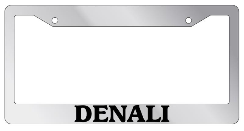 Chrome license plate frame denali auto accessory novelty national park