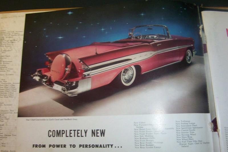 1957 pontiac showroom dealer album nice 