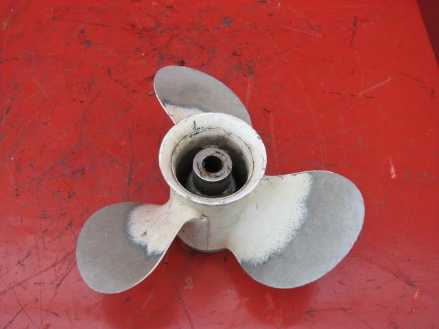 Oem yamaha outboard prop propeller 664-45954-01-el marine 9 7/8 x 13-f 