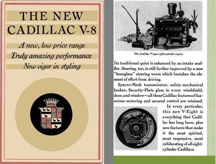 Cadillac 1931 - the new cadillac v-8 - a new, low price range - truly amazing pe