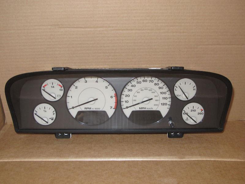 2002 2003 2004 jeep grand cherokee limited or overland speedometer cluster 79k 