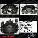 Centric parts 141.44100 front left rebuilt caliper with hardware