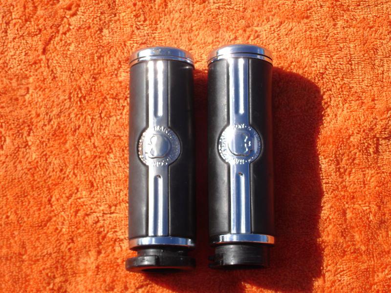 Harley davidson genuine chrome willie g skull grips used no reserve