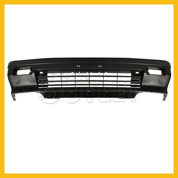 84 85 86 87 honda civic sedan base front bumper cover textured raw matte black