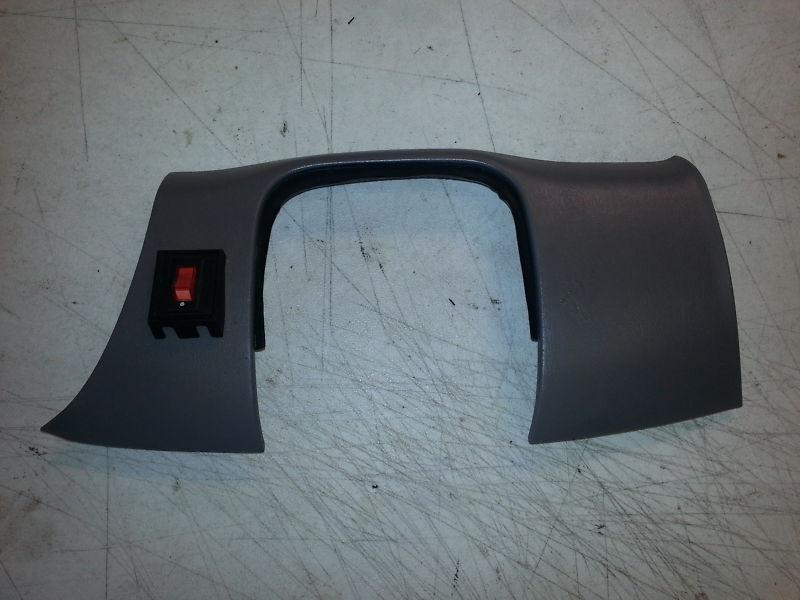 1997-2002 ford f150 expedition steering column trim dash panel oem grey gray