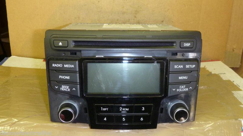 2012 12 hyundai sonata am fm radio cd mp3 player 96180-3q600 oem *