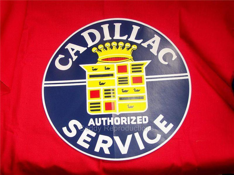 Cadillac authorized service large decal