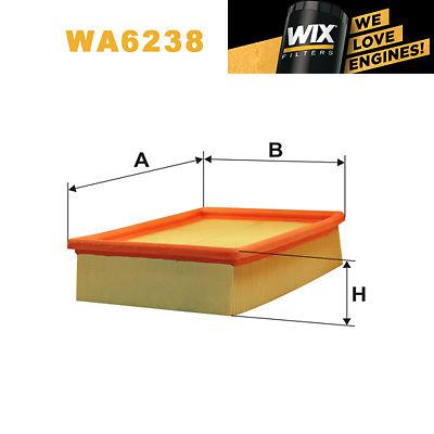 1x wix air filter wa6238 - eqv to fram ca5501