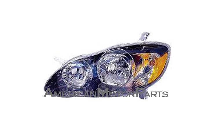 Right passenger side replacement headlight 05-06 toyota corolla - 8111002370