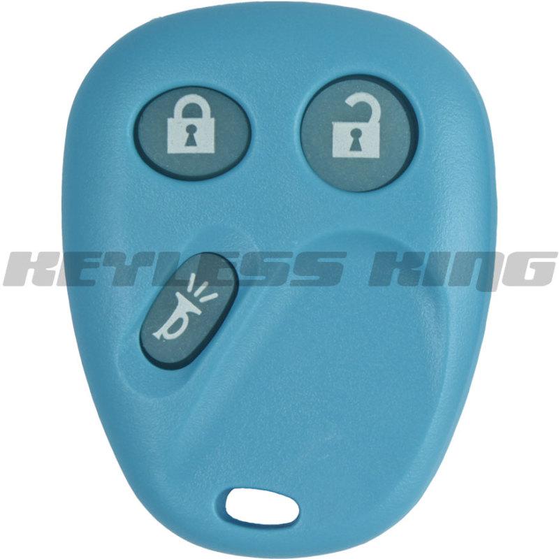 New light blue glow in dark replacement keyless remote key fob clicker control