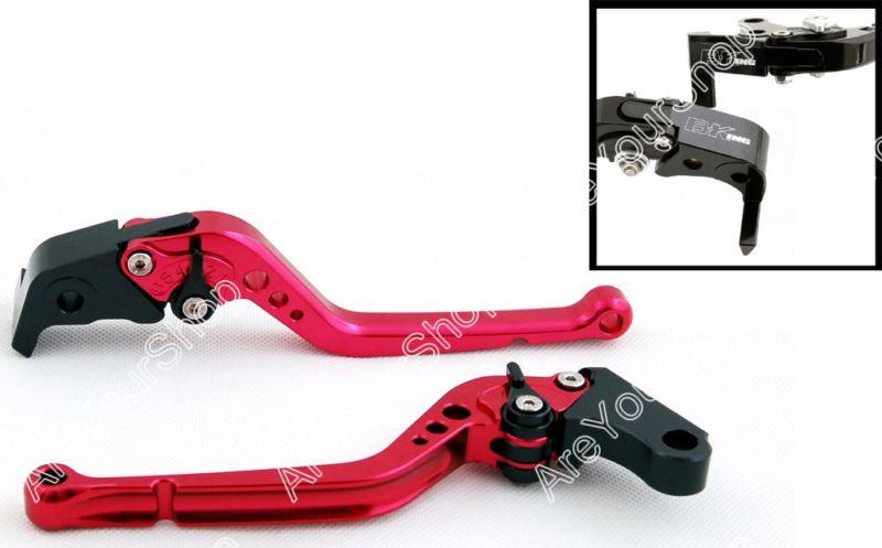 Long brake clutch levers fit for suzuki b-king 2008-2011 red