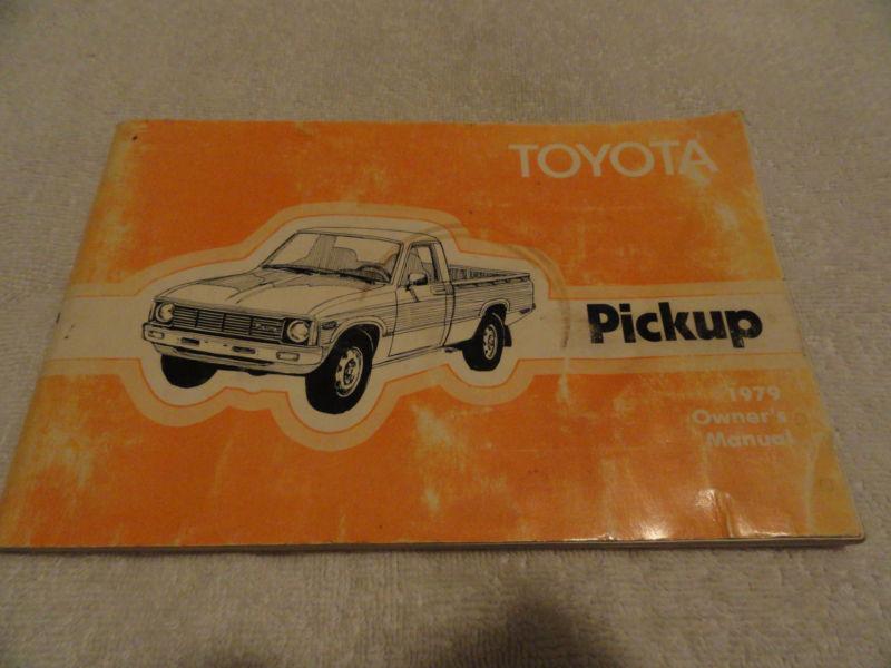 1979 toyota truck owners manual