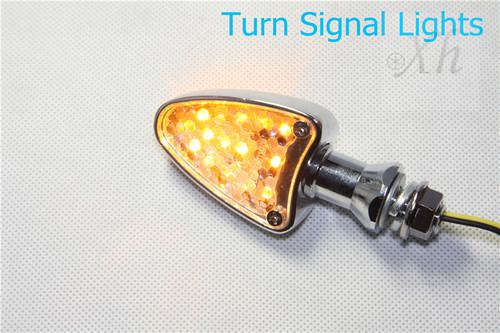 Led motorcycle dual sport turn signal indicators blinkers lights for most bike