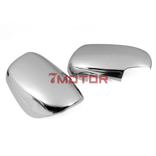 Triple chrome side mirror covers trims set for 2006-2009 toyota rav4 vanguard